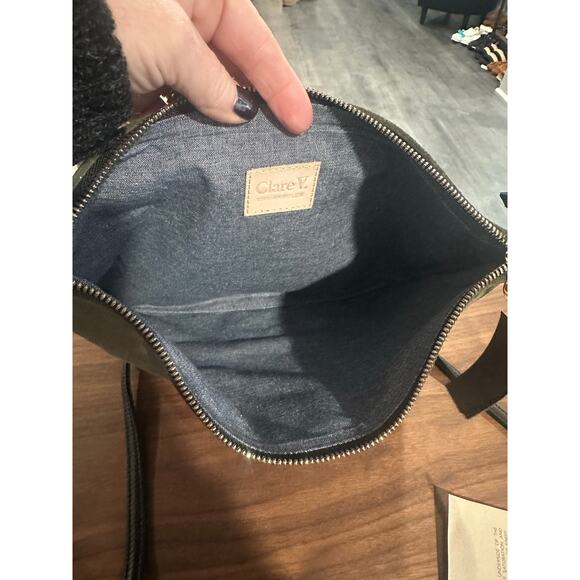 Clare V Bretelle Single Sac Suede Bag - Picture 8 of 10